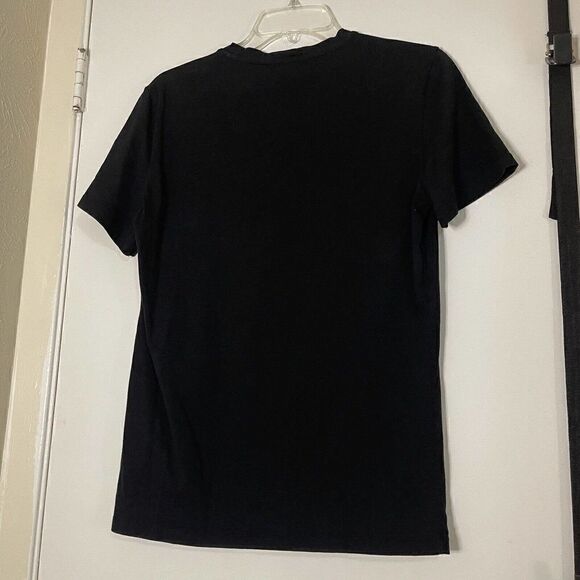 Just Cavalli Men graphic print black crew neck tshirt size Small - Picture 2 of 6